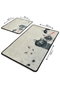 Mijölnir Angry Cats Djt Juego de Alfombrillas de Baño Multicolor